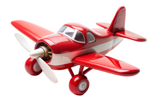 toy plane clipart image on transparent background