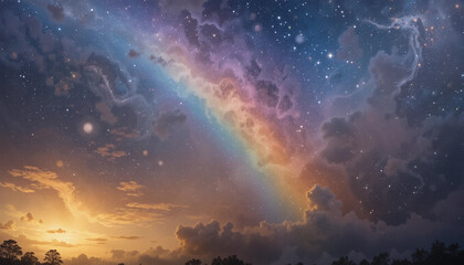 Fototapeta premium sunrise in the sky