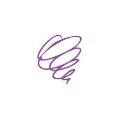 感情の表現　モヤモヤ　漫画的マーク