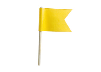 yellow flag clipart image on transparent background
