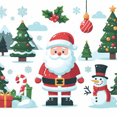 christmas, background, illustration, card, decoration, xmas, winter, greeting, design, holiday, celebration, white, vector, happy, art, banner, merry, graphic, abstract, tree, year, season, red, new, 