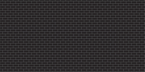 Black brick wall background. architecture construction stone block brick wallpaper. seamless building cement concrete wall grunge background.	
