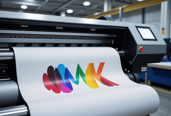 Large format printers using digital technology, using CMYK ink, sublimation printers.
