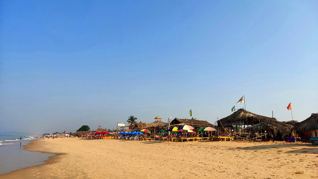 Candolim beach, Goa, India