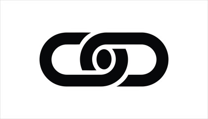 Obraz premium Chain Link Connection Icon Vector.