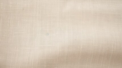 Fototapeta premium A close-up view of a smooth, beige fabric texture, showcasing a subtle woven pattern that adds depth and warmth.