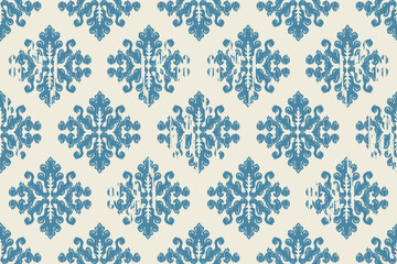 Motifs African boho paisley Floral Ikat seamless pattern embroidery border. Ethnic ikat floral Ethnic Indian Pattern Ikat pattern Ethnic Pattern.Border floral Aztec embroidery border seamless patterns