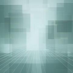 Fototapeta premium abstract digital business technology square shapes, technology concept background with copy space