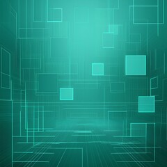 Fototapeta premium abstract digital business technology square shapes, technology concept background with copy space