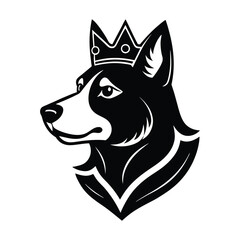 vector illustration of a dog