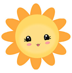 Obraz premium Cute sun 