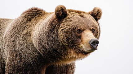 Fototapeta premium Grizzly bear portrait, outdoor, wildlife, close up, nature