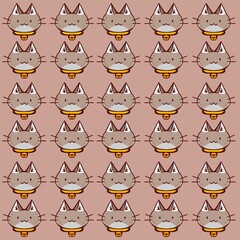 background head brown cat