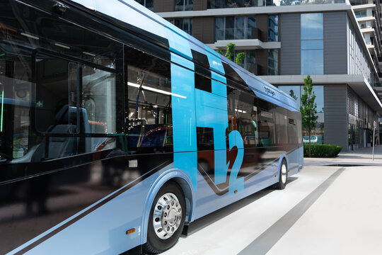 A hydrogen fuel cell city bus concept. Clean transportation