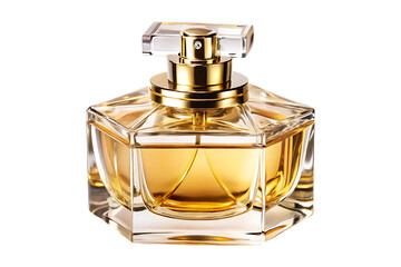 perfume bottle isolated on transparent background