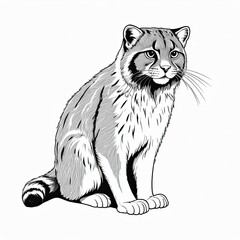 Obraz premium illustration of a cat