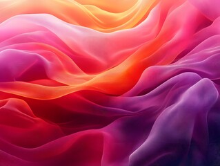 Fototapeta premium Abstract Fluid Dynamics: A mesmerizing display of flowing, colorful waves creates an abstract composition that evokes a sense of movement and energy, perfect for designs and backgrounds.