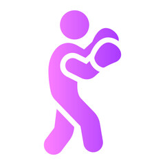 boxer gradient icon