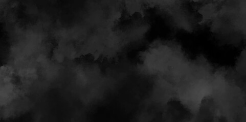 White Black empty space dust cloud explosion. Gray smoke or fog color isolated on transparent dark cloudscape atmosphere background. Black and grey watercolor grunge texture.	
