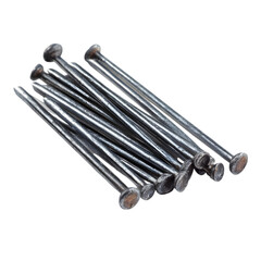 Close up of Steel Nails  Construction Hardware  DIY  Metal Fasteners  Carpentry Supplies