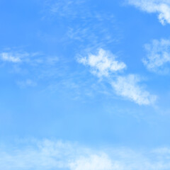blue sky with clouds