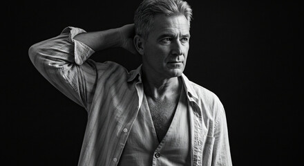 A Moment of Thought &ndash; A Black and White Portrait of Strength