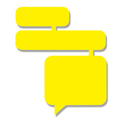 Chat Box Set with Blank Speech Bubbles, Cloud Bubble, Speech Balloons, Empty Comic Box, 
Dialogue Balloons, and Conversation Message Comic blank box transparent png