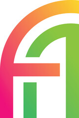 FN letter logo design