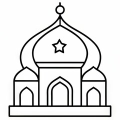 taj mahal vector illustration