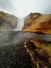 Majestic Skógafoss Waterfall in Iceland