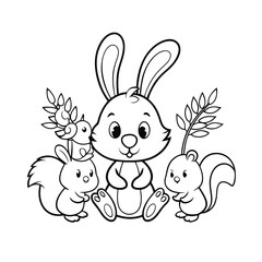 easter bunny with egg