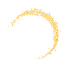 Mystical yellow speed stripes, glitter effect. Shine of cosmic rays. Neon lines of speed and fast wind. Glow effect, powerful energy. PNG.
