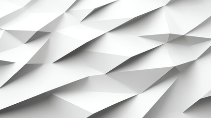 Obraz premium Seamless white and gray geometric lowpoly texture, clean and contemporary background