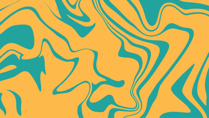 Groovy psychedelic wave background for banner design. Retro 60s 70s psychedelic pattern. Modern wave retro abstract design.
