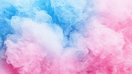 Blue and pink cotton candy texture