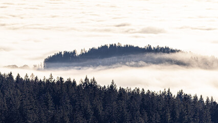 Sankt Englmar im bayerische Wald in Deutschland