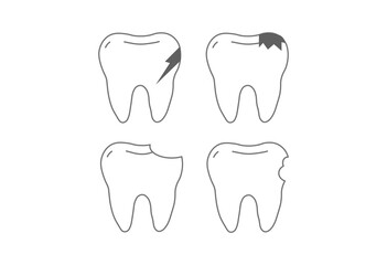 歯, 虫歯, デンタルケア, 口腔衛生, 歯磨き, 歯の健康, 歯医者, 歯科, 虫歯予防, 子ども向け, 健康, 笑顔, 泣き顔, キャラクター, シンプルイラスト, ゆるキャラ, 教育, 保健, 歯科医院, クリニック, 歯のアイコン, デンタルケアイラスト, 清潔, かわいいデザイン, イラスト素材, 健康管理, 医療, ヘルスケア, 白黒イラスト, 子ども教育