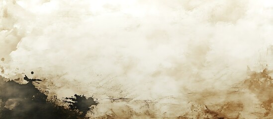 Abstract brown ink splatter
