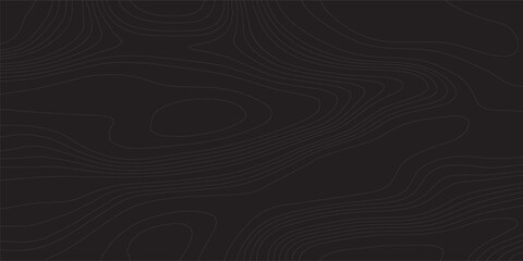 Abstract background black topography line