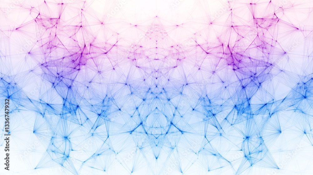 Poster creating a symmetrical modern pattern digital art online gallery abstract high-resolution interconne