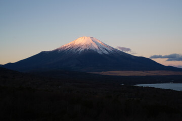 朝の富士山