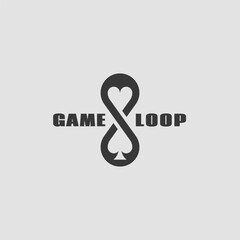 Obraz premium Game loop logo
