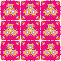 seamless background with flowers