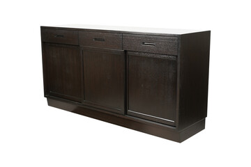black leather box isolated  Bentex Sideboard/Multi Storage/Crockery Cabinet with 3 Drawers and 3 Door Cabinet with PU Marble