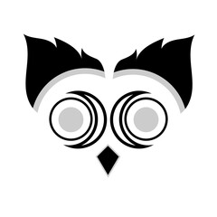 owl icon vector illustration