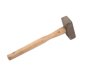 Wooden Mallet with Block Head for Carpentry and Craft Projects