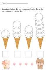 Worksheet for kids, colouring