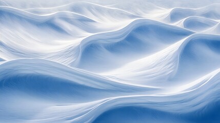 65. Windblown snow with wavy patterns