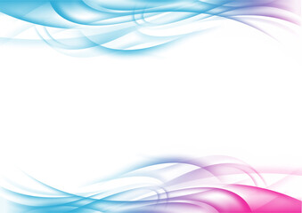 ELEGANT GRADIENT WAVE BACKGROUND ABSTRACT CYAN MAGENTA