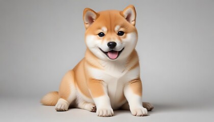 Adorable Shiba Inu Puppy: A Portrait of Joy